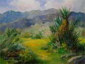 Yucca Anza Borrego Desert oil painting